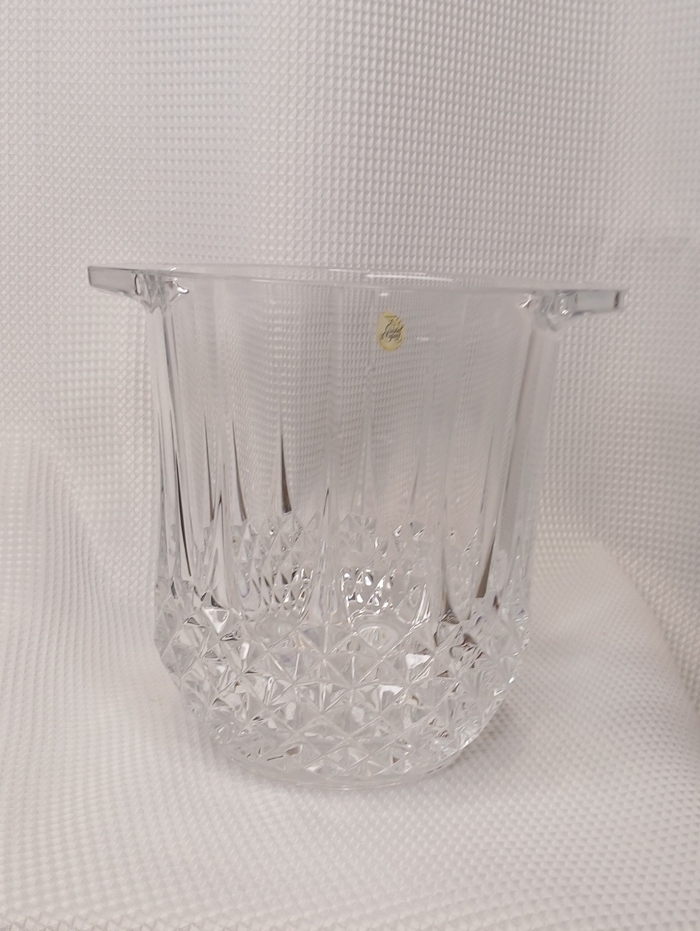 Vintage Cristal D'Arques Longchamp Lead Crystal Ice Bucket - France
